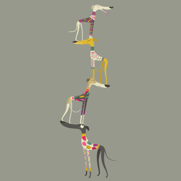 Graceful Greyhounds design by Rollerdog