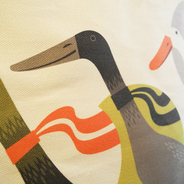Close up of a Three Ducks from Derbyshire tote bag