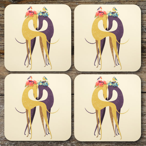 Hounds of Love coasters