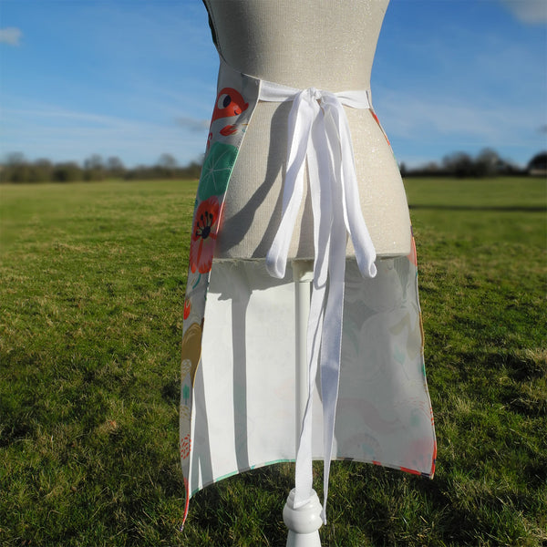 Back view of Willow and Hare apron by Rollerdog